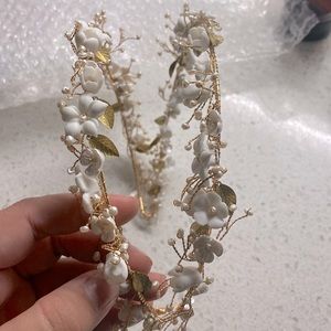 Bhldn wedding headband double